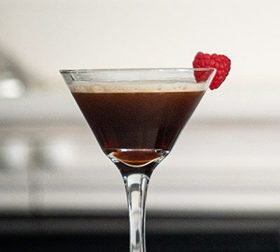  Raspberry and Coffee Anniversary Cocktail
